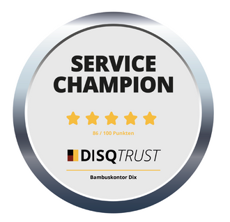 Das Bambuskontor wurde ausgezeichnet von DISQTrust.