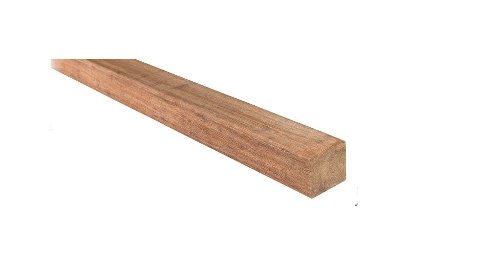 Die Unterkonstruktion aus Bambus 40x40x2200 mm.