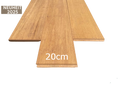 Die ambooo Closed Deck Terrassendielen aus Bambus Typ Cristobal im 20cm breiten XL-Format.